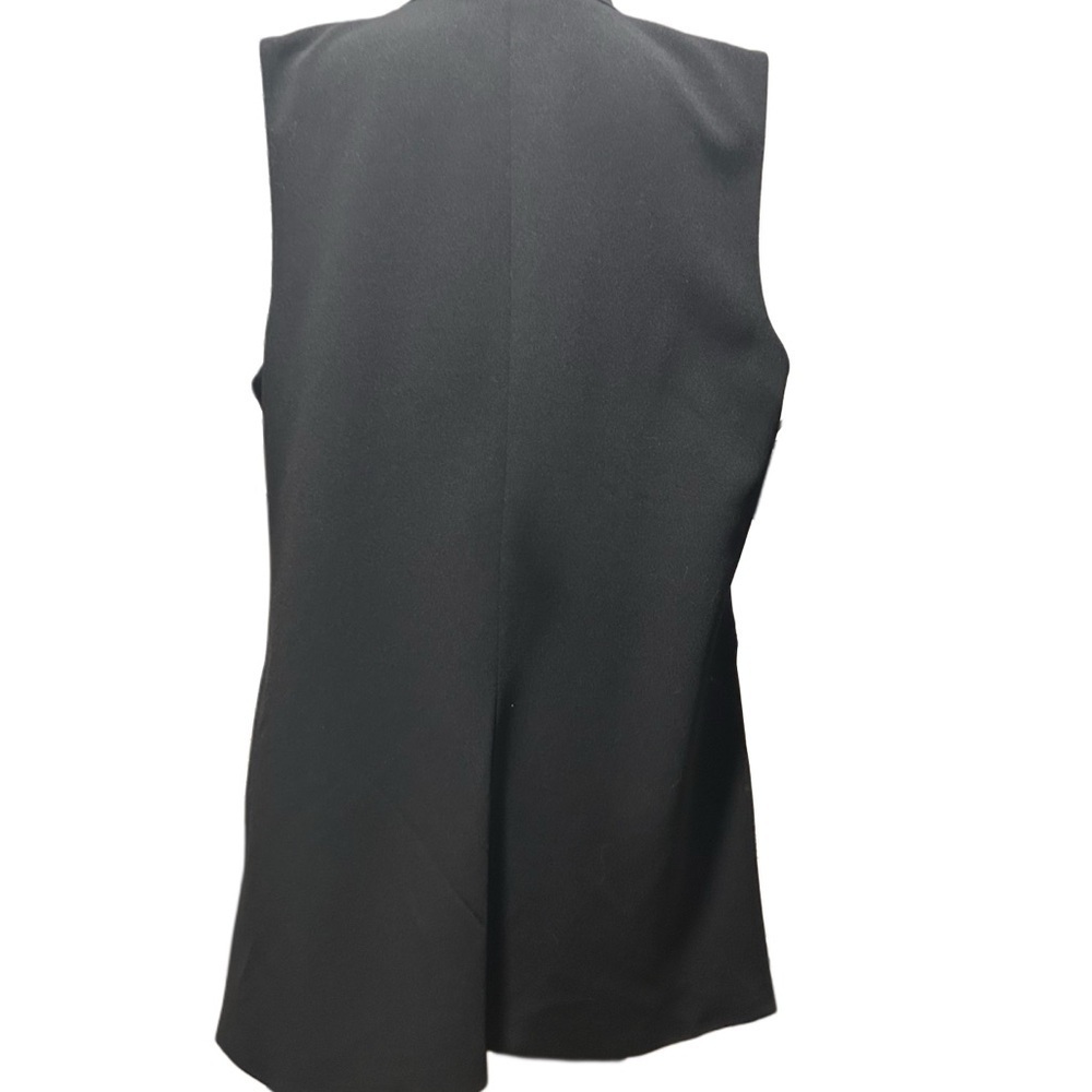 DKNY Black Sleeveless Vest Size 16 - Picture 2 of 5